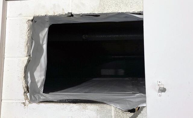 Crawl Space Entrance