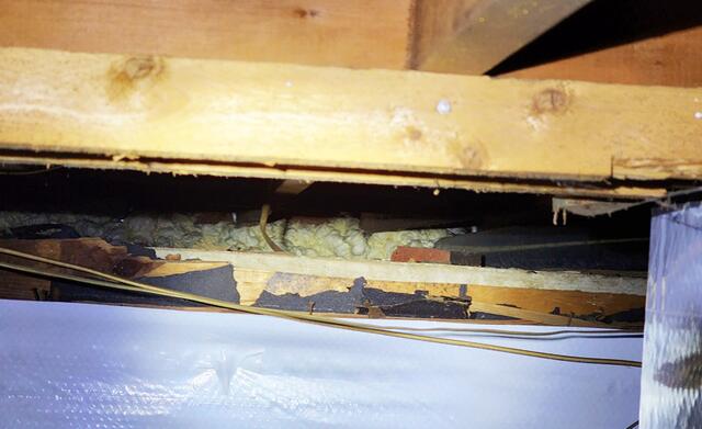 Spray Foamed Gaps & Rim Joists