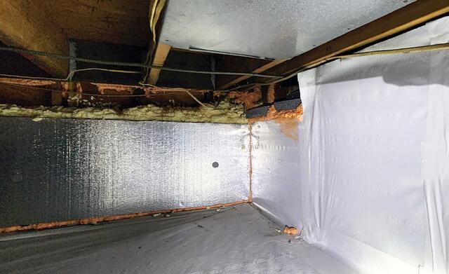Insulated Corner Wall