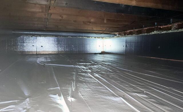Completed Crawl Space Insulation