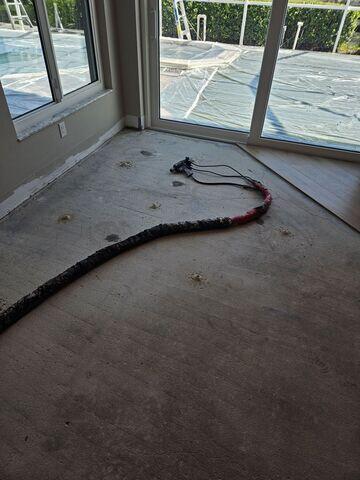 Holes Drilled in Concrete