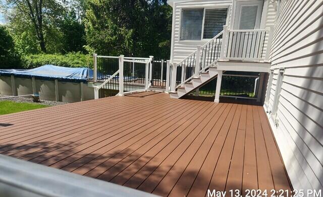 Deck--side view