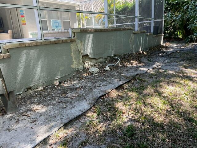 Pool Deck Foundation Settlement