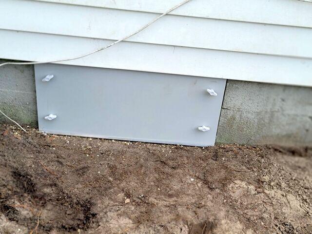 Sealing Crawl Space Vents