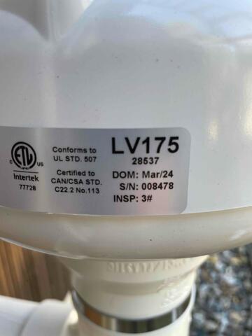 Powerful Radon Fan Installation