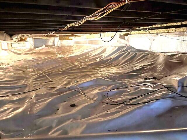 Vapor Barrier Placed Down