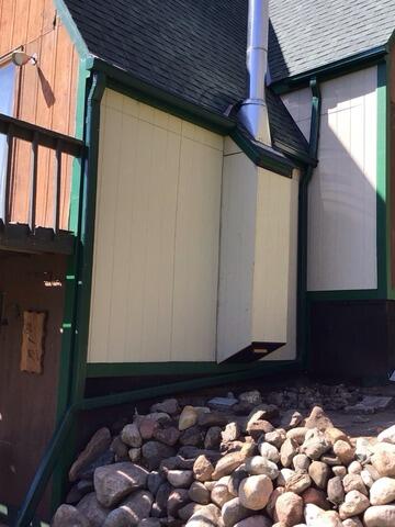 Gutter install with crafty Downspout runs