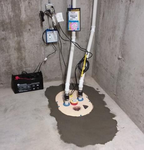 New Sump Pump
