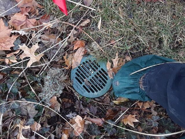 Sump Pump Discharge Line Outlet