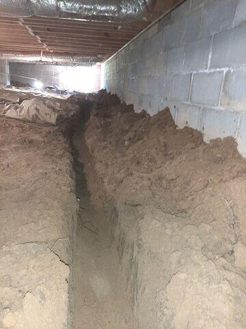 Ditch For EZ-Flow Drainage
