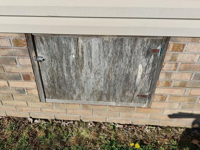 Original Crawl Space Door