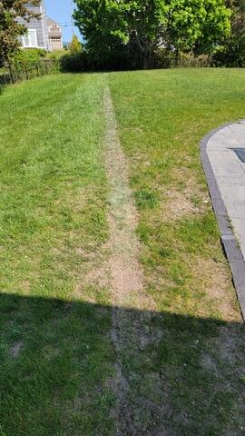 Discharge Line Covered Up