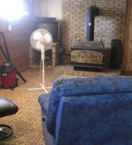Tapis et moquette abimés au sous-sol
