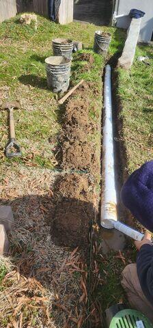 Discharge Line Installation