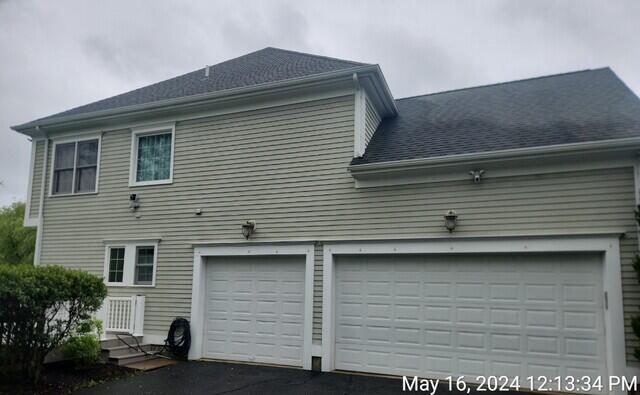 Garage side of home