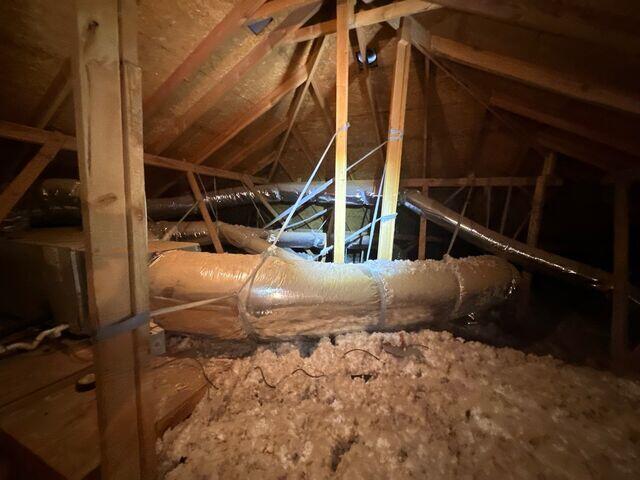 Small amounts of Insulation.