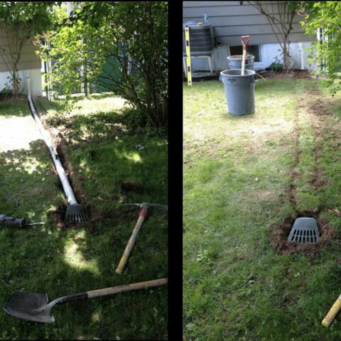 Décharger l'eau du drain du sous-sol