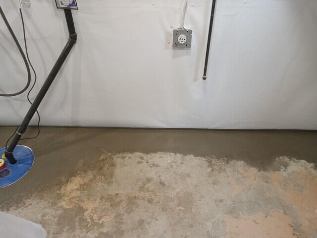 re-concrete floor
