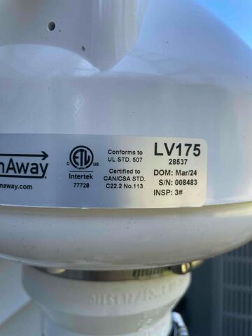 Powerful Radon Fan Installation