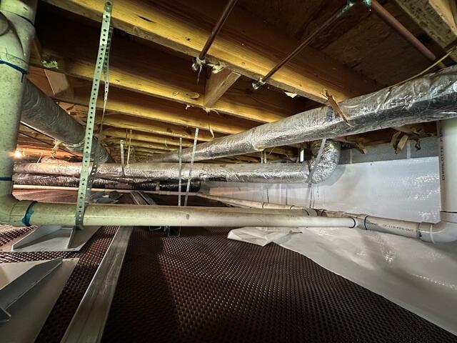 Applying CleanSpace Vapor Barrier