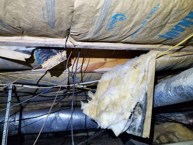 Sagging Insulation