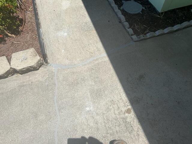 Concrete Walkway Slab Repaired