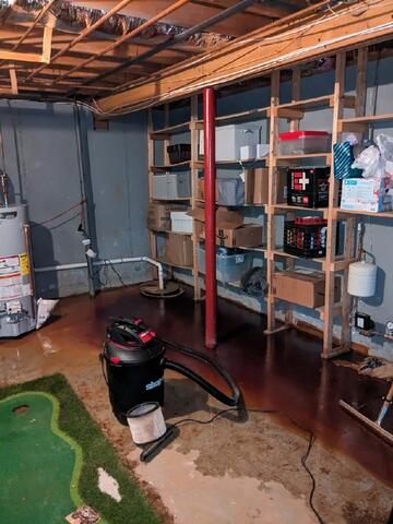 Wet Basement Floor