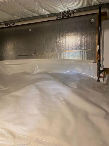 SilverGlo Wall Insulation and Clean Space
