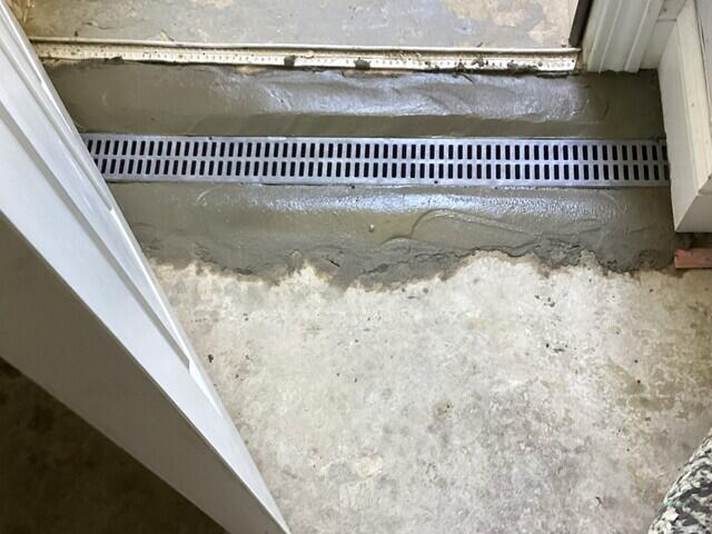 TrenchDrain System at Doorway