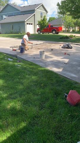 Driveway Leveling with Polylevel
