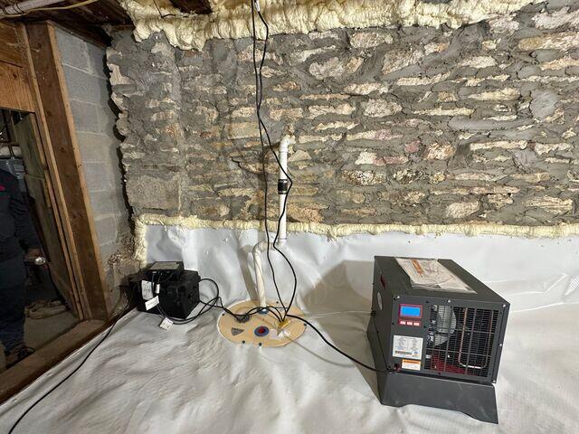 Dehumidifier, Sump Pump, and Battery Backup