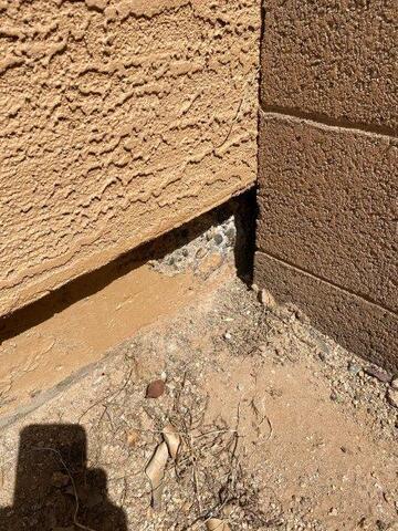 Signs of Stem Wall Failure: Flaking Paint in Surprise, Arizona