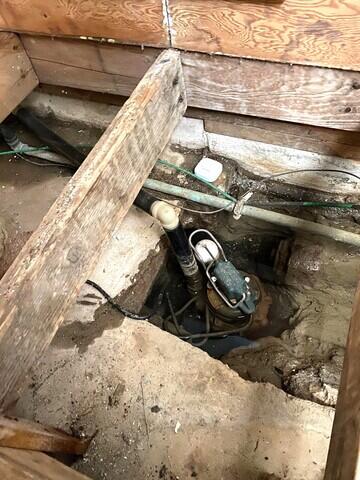The Old Sump Pump System
