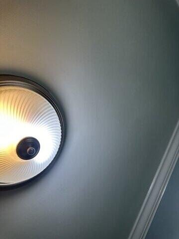 Bathroom ceiling and trim