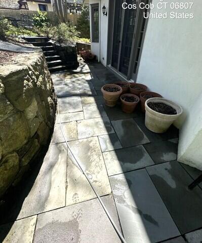 Flagstone and steps