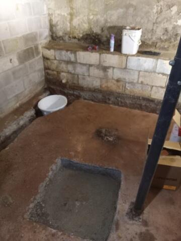 Concrete base