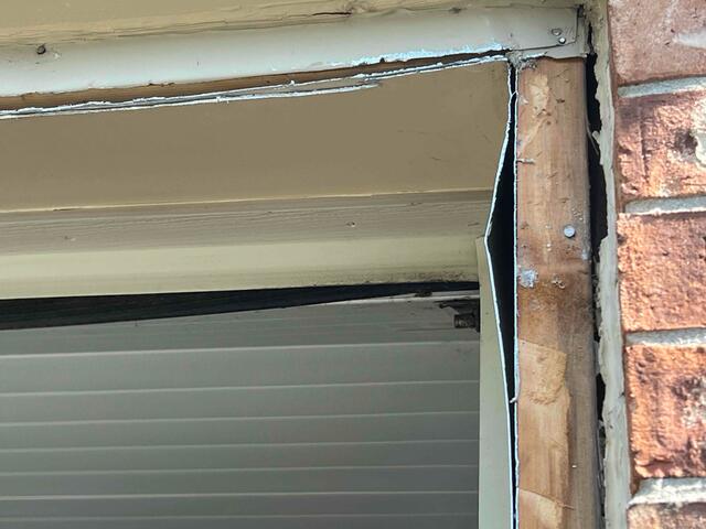 Garage Lintel Damage