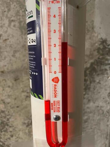 Manometer monitoring
