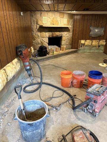 Preparing for Interior Drainage System