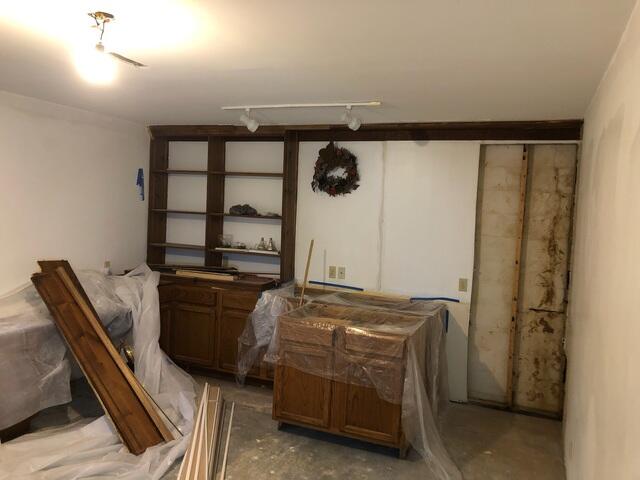 This is how the wall appeared to our home inspector.