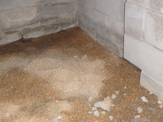 A Vented Crawl Space with a Dirt Floor