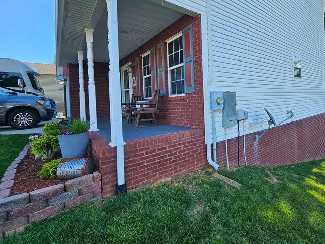 This is the job site before our crew started to work on it.