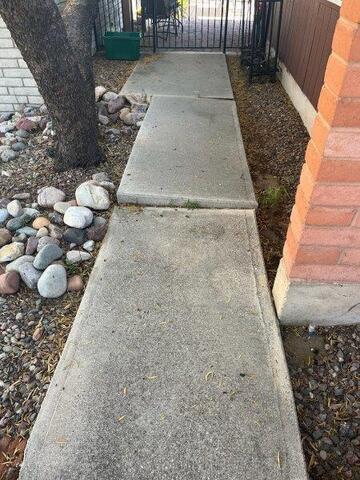 Signs of Settlement Problems: Tripping Hazzard in Tucson, Arizona