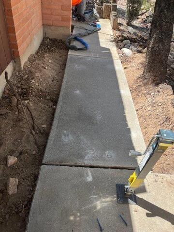 Concrete Leveling Process: Drilling Time in Tucson, Arizona