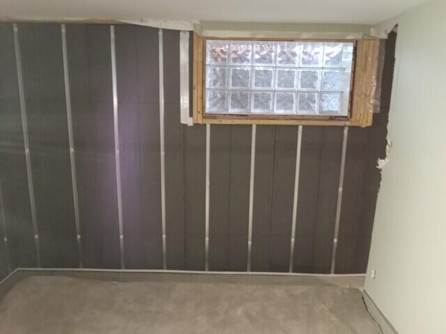 Basement-To-Beautiful (B2B) panels installed