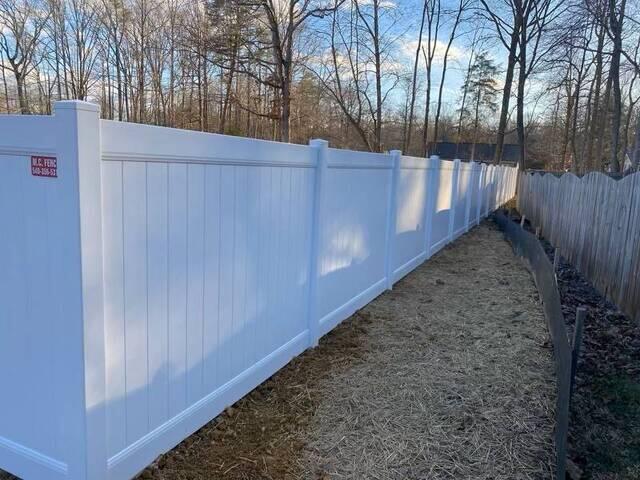 Vinyl Privacy Fence Project Louisa, VA