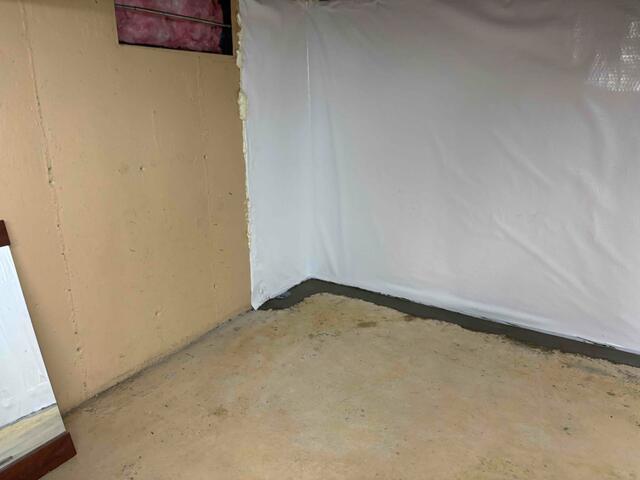 CleanSpace Wall Vapor Barrier and WaterGuard Drainage System