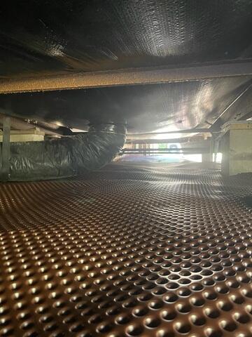 CleanSpace Drainage Matting Installation