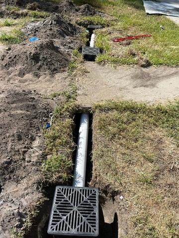 Exterior Drainage System Installation