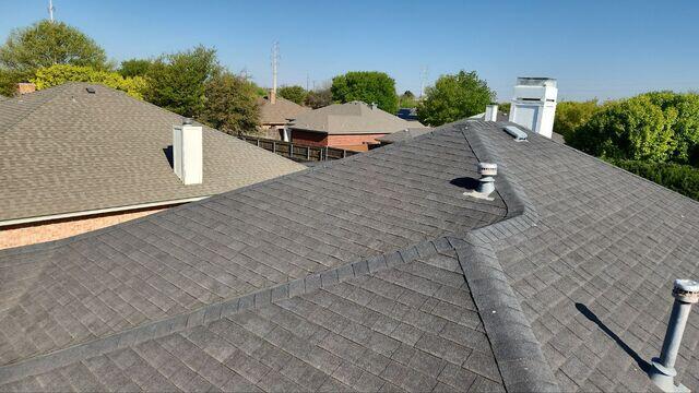 Hail Storm hit the roof of the house.